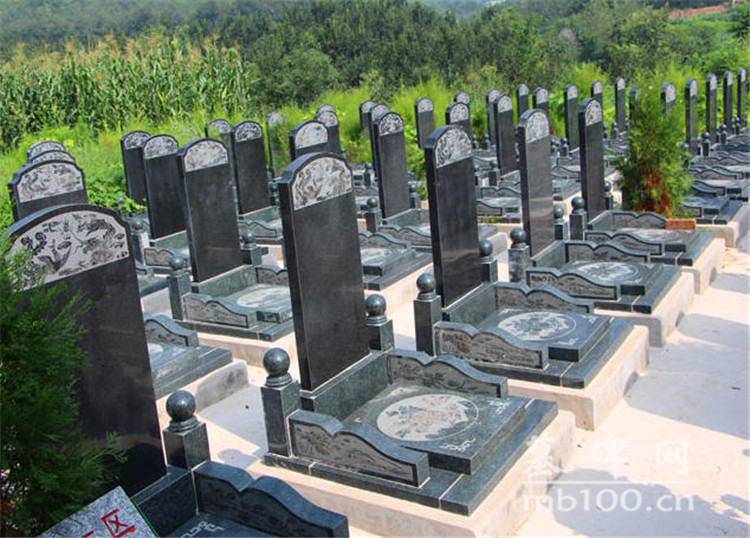 芝麻黑立碑，公墓立碑加工