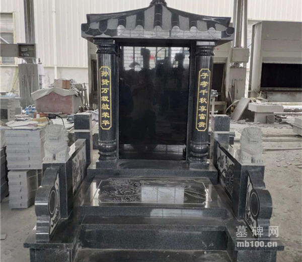高档陵园墓地用山西黑墓碑